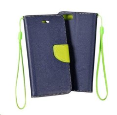 Telone Fancy Book Case for Samsung Galaxy A53 5G Navy Blue-Lime