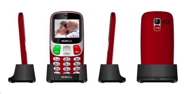 Mobiola MB800 Senior Dual SIM Red CZ