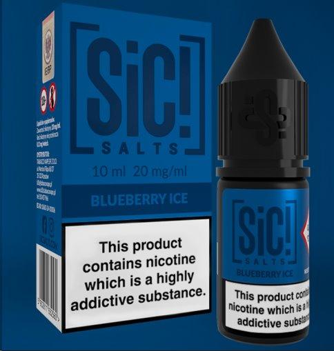 Sic!Salts - Salt e-liquid - Blueberry Ice - 10ml - 20mg
