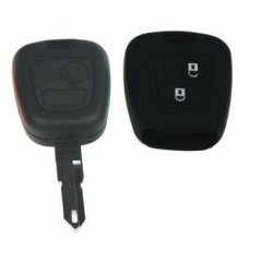 Silikonový obal pro klíč Citroen 2-tlačítkový, černý 481CT104bla