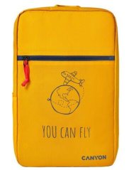CANYON CSZ-03 batoh pro 15.6" notebook, 20x25x40cm, 20L, příruční zavazadlo, žlutá