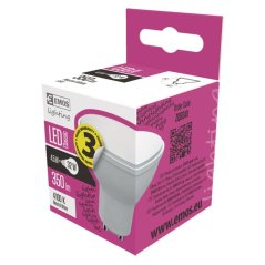 EMOS LED ŽÁROVKA CLASSIC MR16 4,5W(32W) 350lm GU10 NW