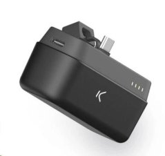 Ksix powerbanka kapesní 4,800mAh + kabel USB-A na USB-C