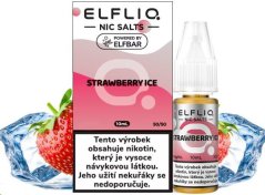 LIQUID ELFLIQ NIC SALT STRAWBERRY ICE 10ML - 10MG