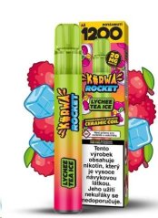 Kurwa Rocket - Jednorázová e-cigareta- 20mg - Lychee Tea Ice