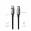 DATOVÝ KABEL SWISSTEN TEXTILE II USB-C / USB-C 1,5 M ČERNÝ