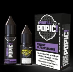 MINIFILL POPIČ! 2V1 - CHERRY BLACKCURRANT (ŠŤAVNATÁ TŘEŠEŇ S ČERNÝM RYBÍZEM) 15ML 6MG