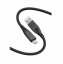 DATOVÝ KABEL SWISSTEN SOFT SILICONE USB-A / LIGHTNING 0,4 M ČERNÝ