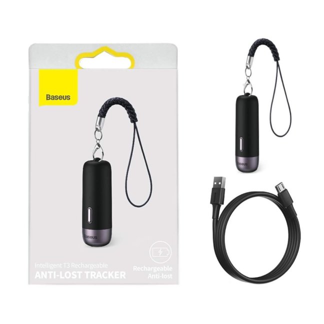 Baseus Home Intelligent T3 Rechargeable anti-lost tracker 80 mAh Black