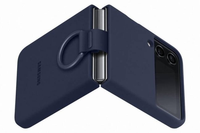 EF-PF721TNE Samsung Silikonový Kryt pro Galaxy Z Flip 4 Navy