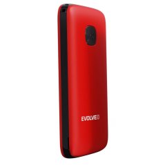 EVOLVEO EasyPhone XS, mobilní telefon pro seniory, červený