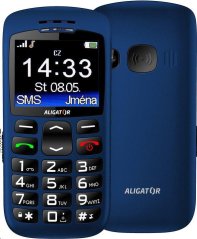 Aligator A670 Dual SIM Senior Blue CZ použité zboží