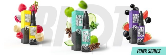 Riot PUNX - S&V - Mango, Broskev & Ananas - 10ml
