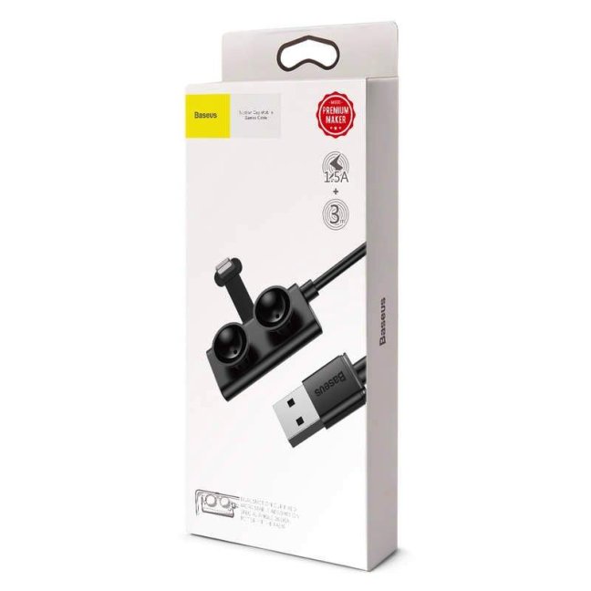 Baseus Lightning Suction Cup Mobile Games Cable 1.5A 3m Black