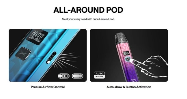 OXVA Xlim Classic Edition - Pod Kit - 1000 mAh - Black Pink