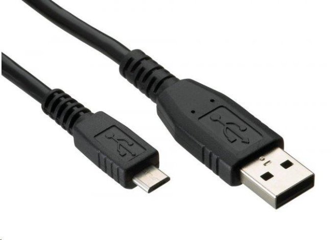 Univerzální USB-MICRO USB kabel 500mA Black
