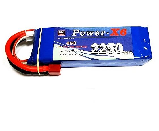 Power X6 1500 mah 2S 35C (70C)