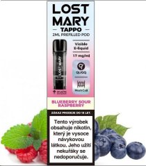 LOST MARY TAPPO PODS CARTRIDGE 1 PACK BLUEBERRY SOUR RASPBERRY 17MG