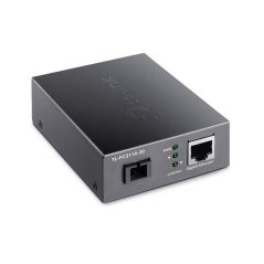 TP-LINK "10/100/1000 Mbps RJ45 to 1000 Mbps Single-mode SC WDM Bi-Directional Fiber ConverterPORT: 1× Gigabit SC Port,