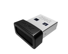 Lexar flash disk 256GB - JumpDrive S47 USB 3.1, černé plastové pouzdro, (čtení: až 250MB/s)