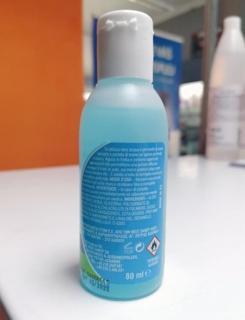 Dezinfekční - antibakteriální čístící gel na ruce - 80 ml po expiraci