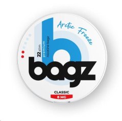 Bagz ARCTIC FREEZE (Mentol a máta) 8mg - Nikotinové sáčky