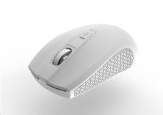 CANYON myš optická bezdrátová MW-7, nastavitelné rozlišení 800/1200/1600 dpi, 4 tl, USB dongle, 1xAA, bílá