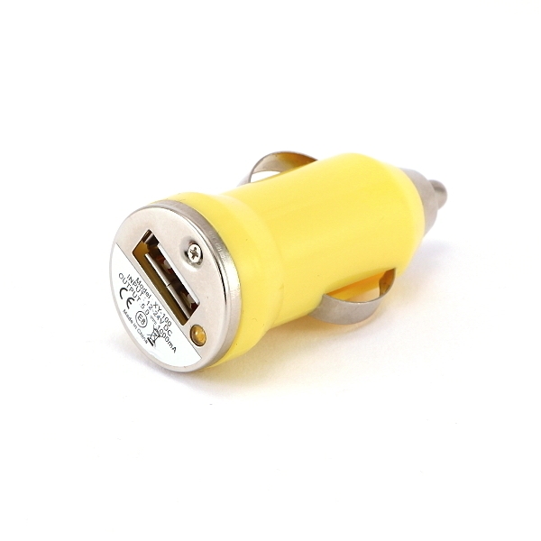 Autonabíječka 12V Mini Žlutá Autonabíječka 12V Mini Žlutá