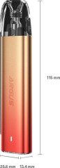 VOOPOO ARGUS KLYC POD ELEKTRONICKÁ CIGARETA 1350MAH RED & GOLD