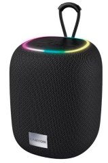 CANYON reproduktor BSP-8, RGB, BT V5.2, BLUETRUM AB5362B, 1x10W, USB-C, USB-A, microSD, AUX, šedá