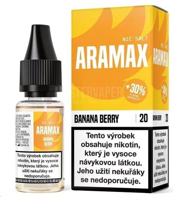 Aramax - Salt e-liquid - Banana Berry - 10ml - 20mg