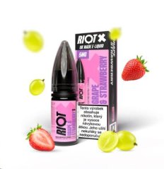 RIOT X Salt Grape & Strawberry (Hroznové víno a jahoda) 10ml 20mg