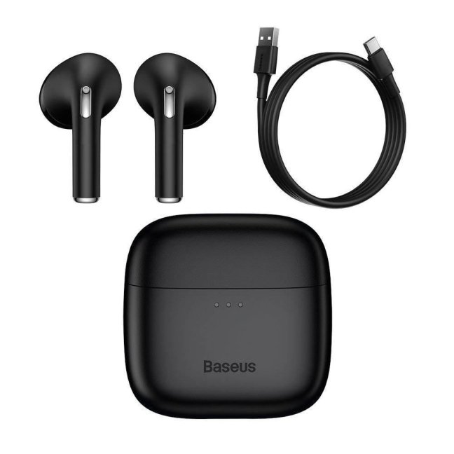 Baseus NGE8-01 Bowie E8 Bezdrátová Sluchátka Black