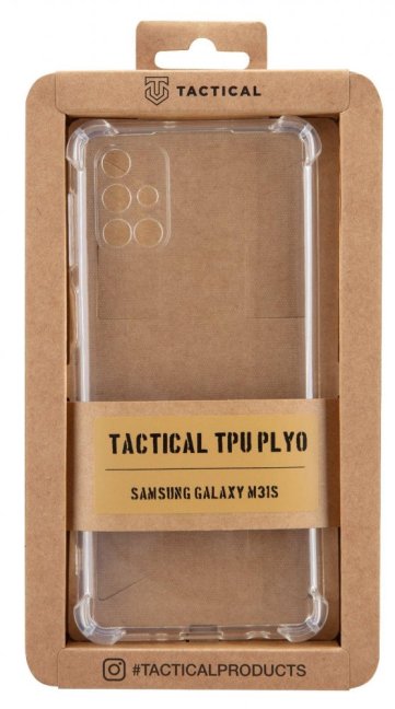 Tactical TPU Plyo Kryt pro Samsung Galaxy M31s Transparent
