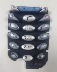 Siemens M50 black-blue klávesnice