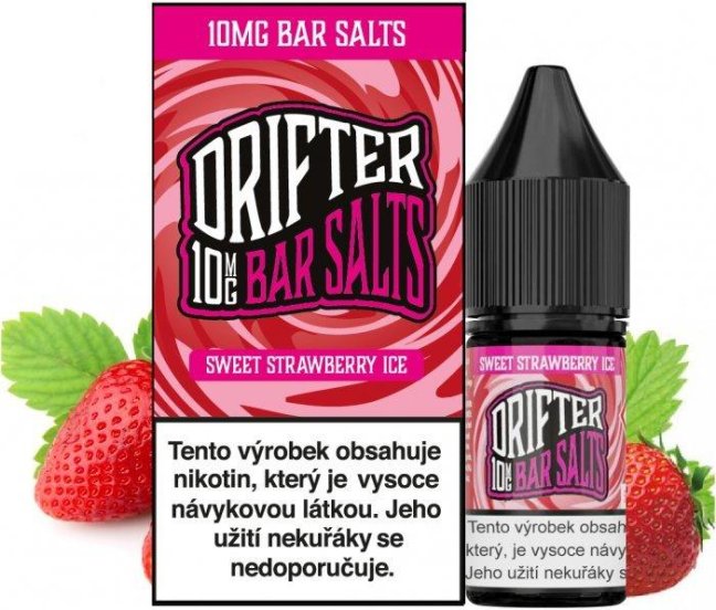 DRIFTER BAR SALTS SWEET STRAWBERRY ICE 10ML - 10MG