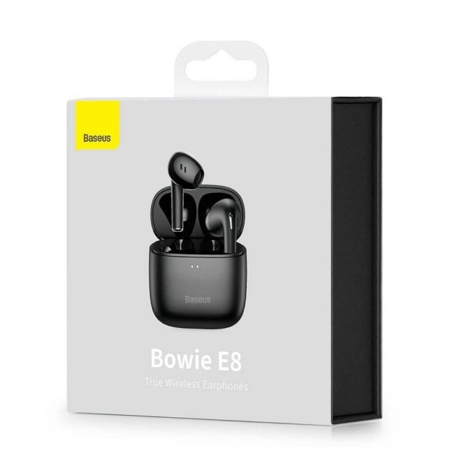 Baseus NGE8-01 Bowie E8 Bezdrátová Sluchátka Black
