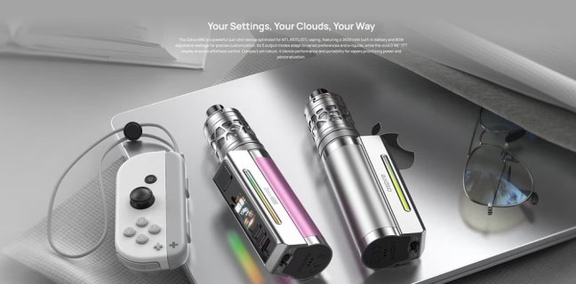 Aspire Zelos M80 Full Kit Purple & Silver