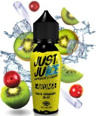 PŘÍCHUŤ JUST JUICE SHAKE AND VAPE 10ML KIWI AND CRANBERRY ON ICE