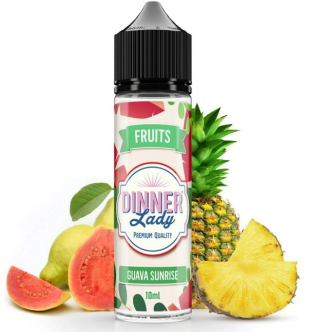Příchuť Dinner Lady S&V Fruits 10ml Guava Sunrise