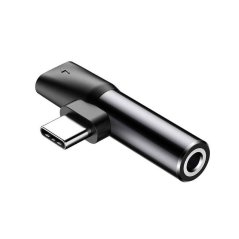 Baseus CATL41-01 Rozbočovač USB-C/3,5mm Jack Black
