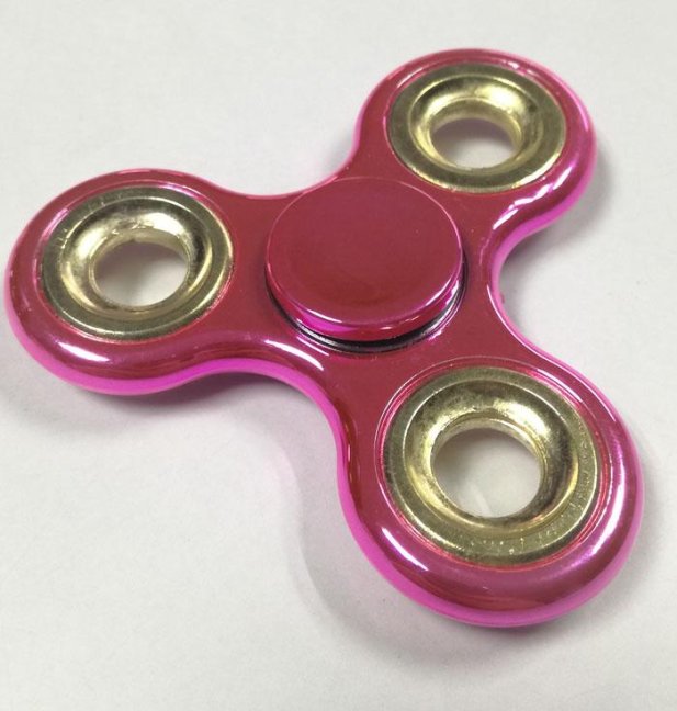 Fidget spinner růžový 7cm