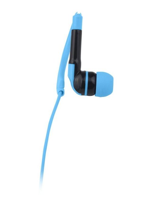CANYON stereo sluchátka CEP-3 Jazzy s mikrofonem, kovová, 1.2m, modrozelená