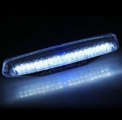 BF-593 modré osvětlení do auta - 12V - 160x24x39mm