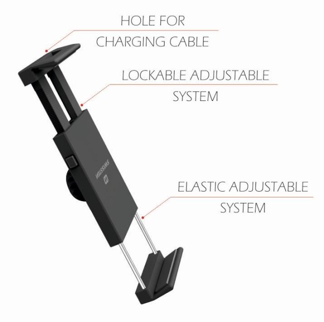 DRŽÁK DO AUTA NA TABLET SWISSTEN S-GRIP T1-CD1