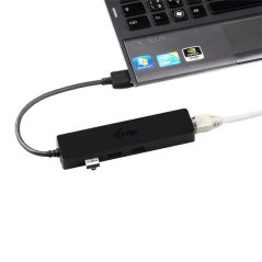 i-tec pasivní HUB USB 3.0 HUB 3-Port + Gigabit Ethernet adaptér