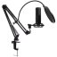 LORGAR mikrofon Soner 931 pro Streaming, kondenzátorový, Volume, černý