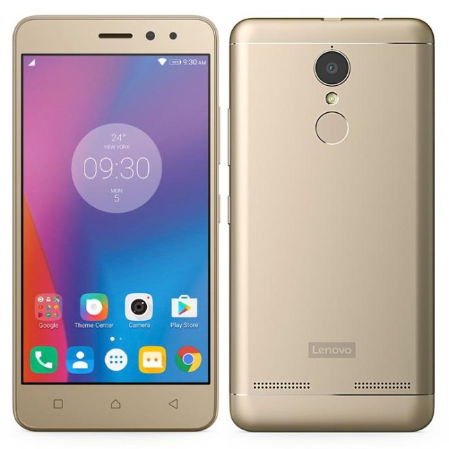 Lenovo Vibe K6 Dual SIM Gold CZ vystavený - oděrky větší přední rámeček horní, bez fólie
