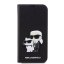 Karl Lagerfeld PU Saffiano Karl and Choupette NFT Book Pouzdro pro iPhone 14 Pro Black