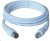 PremiumCord TV propojovací kabel M/F 75 Ohm 3m